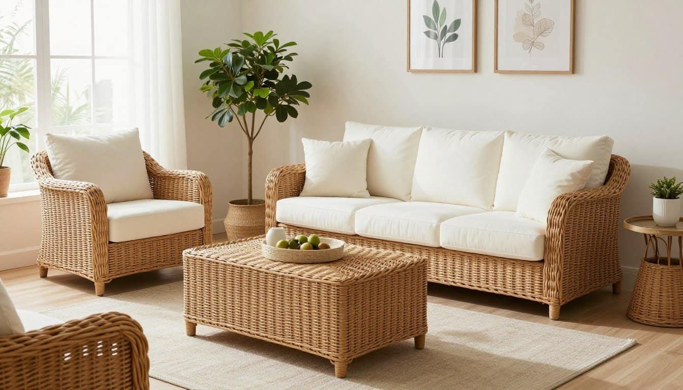 indoor wicker furniture