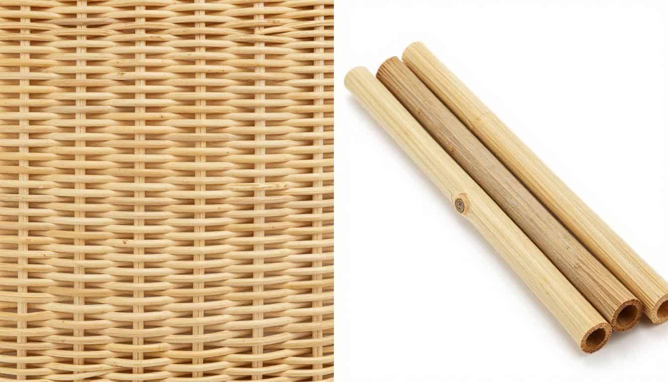 wicker vs rattan